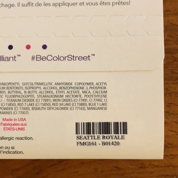 Bundle of Color Street Nail Wraps - Picture 7 of 7